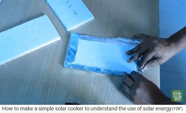 La parte posterior est� bien
                  doblada y sujeta con cinta adhesiva