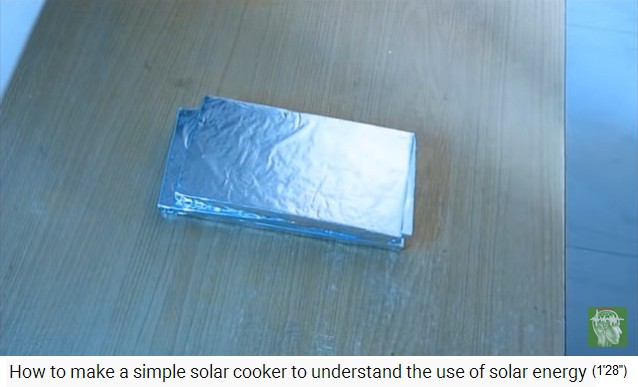 Las partes
                  laterales de espuma de poliestireno con papel de
                  aluminio est�n listas