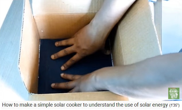 The styrofoam base is glued to the
                  bottom of the box