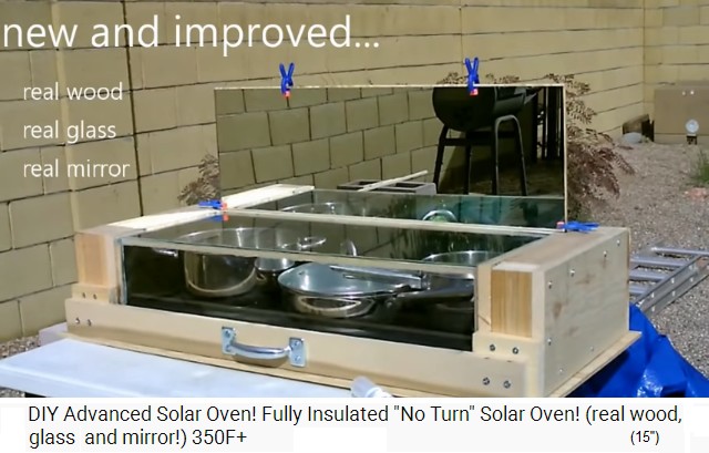 Solar oven
                  with best materials