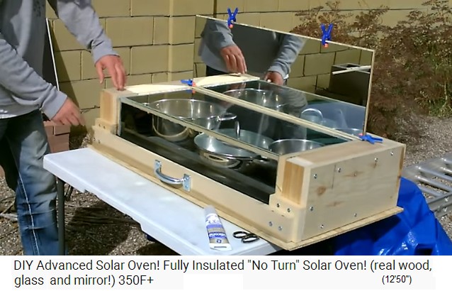 Here, this is the complete solar oven