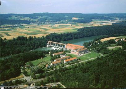River power plant at Eglisau on the Rhine River
                (Switzerland)