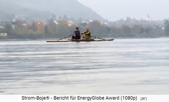 Fritz Mondl beim Rudern auf der Donau