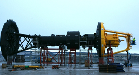 Big power buoy before transport