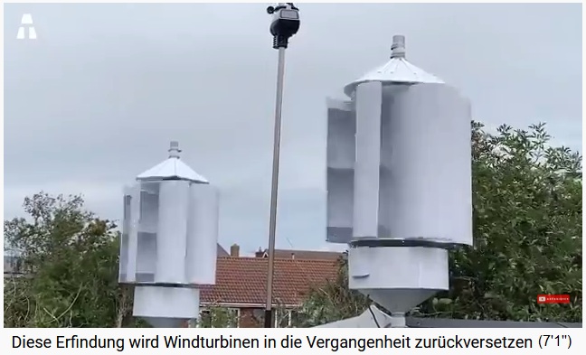 Kleine
                Windturbinen auf D�chern