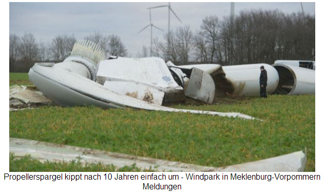 Windr�der kippen nach 10 Jahren einfach
                          so, hier in Meklenburg-Vorpommern