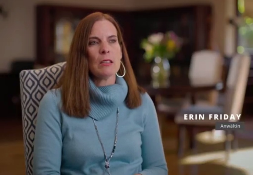 Lawyer Mrs. Erin
                  Friday