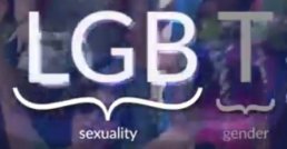 the LGB+T logo