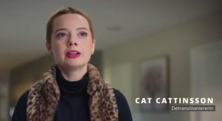 Cat Catinsson,
                    detransitioner, musician and molecular biologist