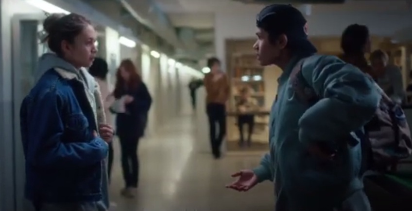 Gonzalez family: The brother meets his sister
                    Evie at school and tries to convince her come home