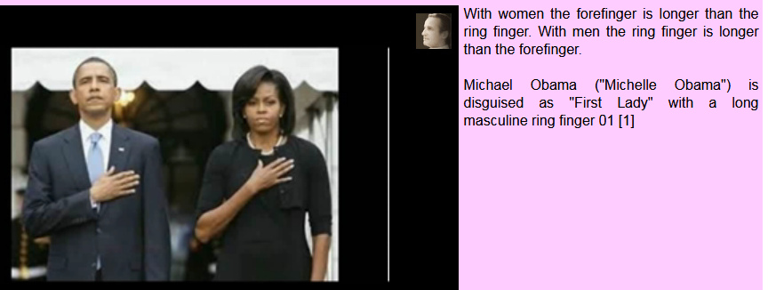adyboy Michelle Obama,
                    die L�nge der Finger ist wie bei einem Mann