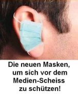 Resistance with a mask on the ear for
                      protecting from FAKE news - 6.6.2020