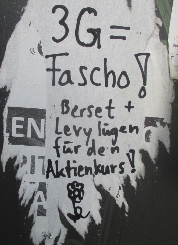 Resistance CH: 3G rule is fascist! Berset+Levy
                    lie for the share price! - 2021