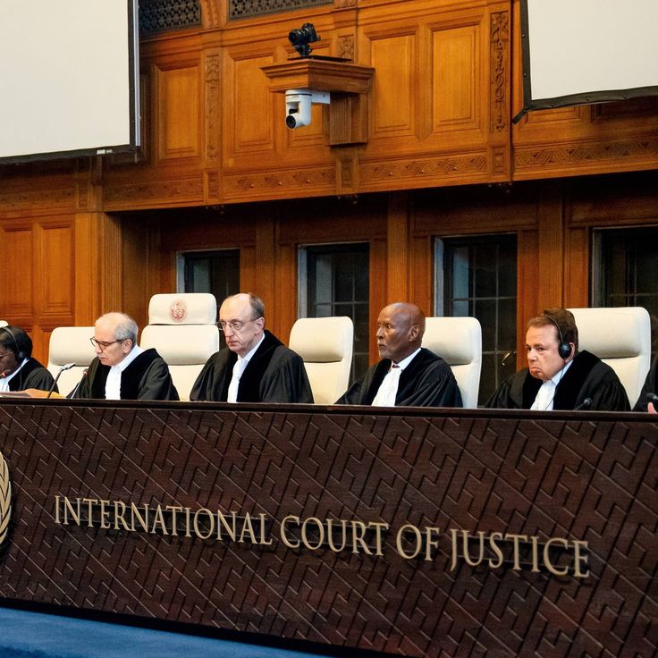 Court of Justice in The Hague, judges