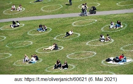 State
                      terror in the 4R with distance regulations in the
                      park - May 6, 2021