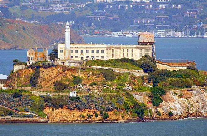 Alcatraz Prison Island near San Francisco