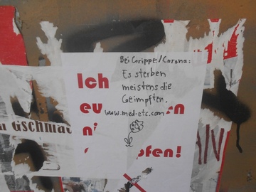 Res CH:
                      Graffito: With flu / Corona: It is mostly the
                      vaccinated who die