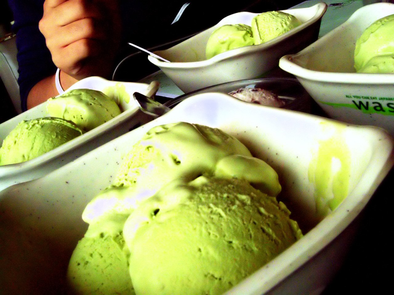 Helado de t� verde