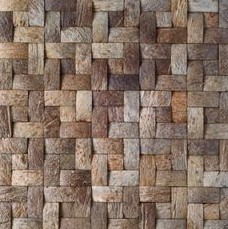 Geflecht aus
                  Kokospalmholz