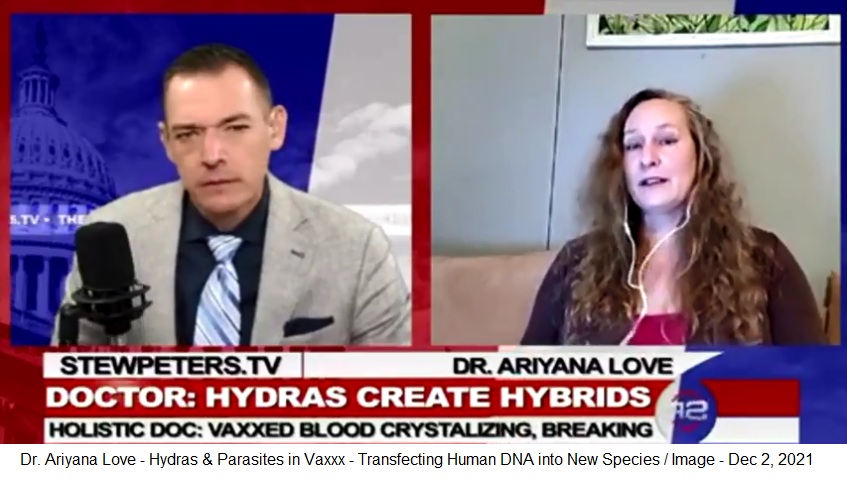 Stew Peters con Dra. Love en diciembre 2021