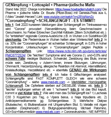 16.5.2022:
                                          "Coronaimpfung" =
                                          SCHLANGENGIFT - Flyer
