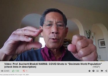 Dr. Bhakdi
              explains a NORMAL vaccine (theory): An intruder is stopped
              by an antibody 01