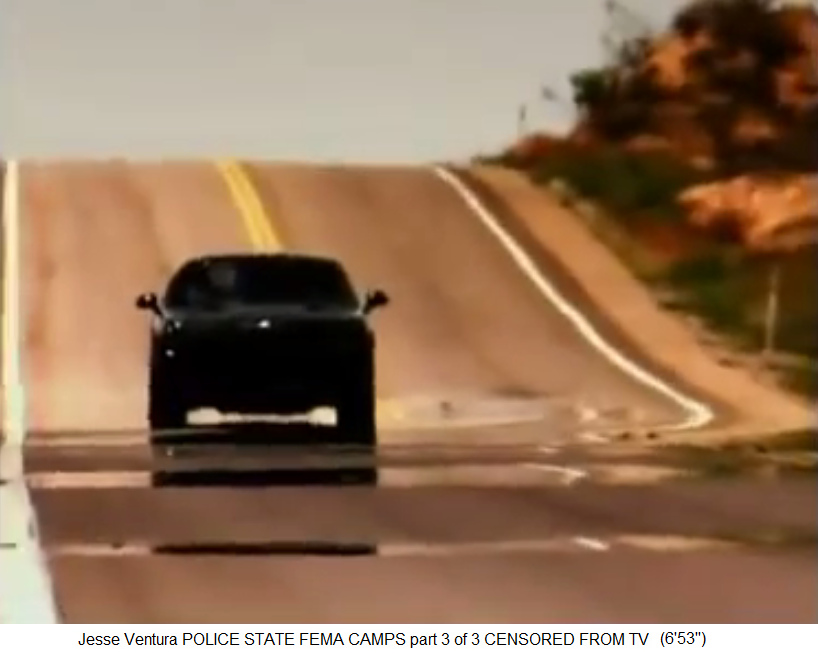 Jesse Ventura unterwegs in einem Ford Mustang