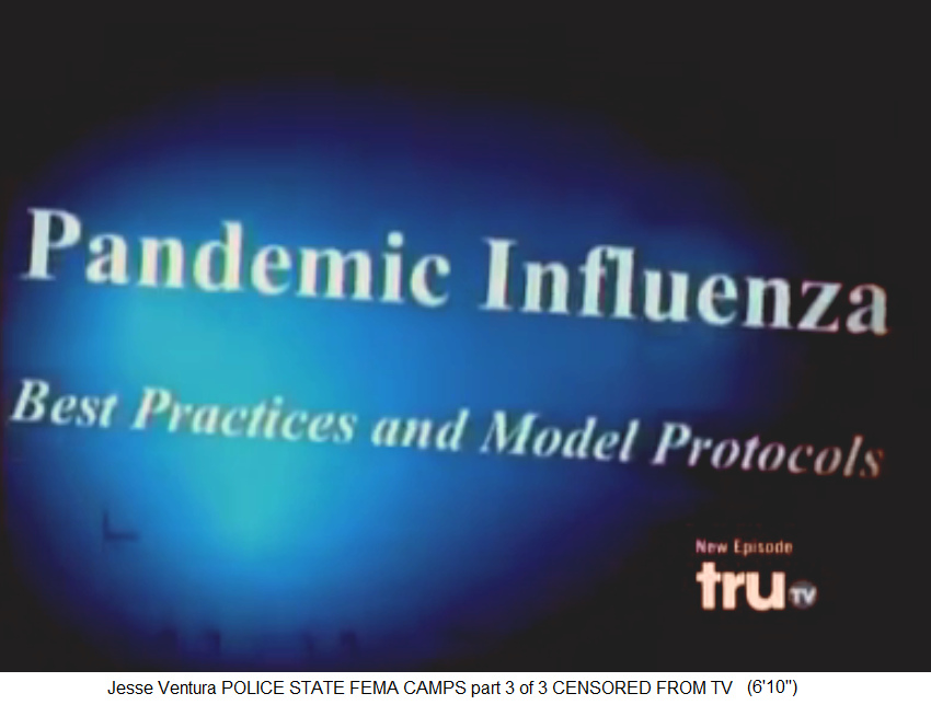 Titelseite des Plandemie-Szenario
                  der Heimatschutzbeh�rde "Homeland Security"
                  vom April 2007 1