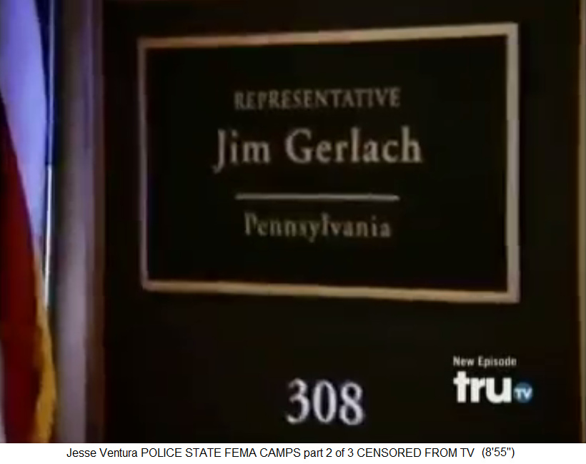 Washington DC, das B�ro von Jim
                  Gerlach, T�rschild