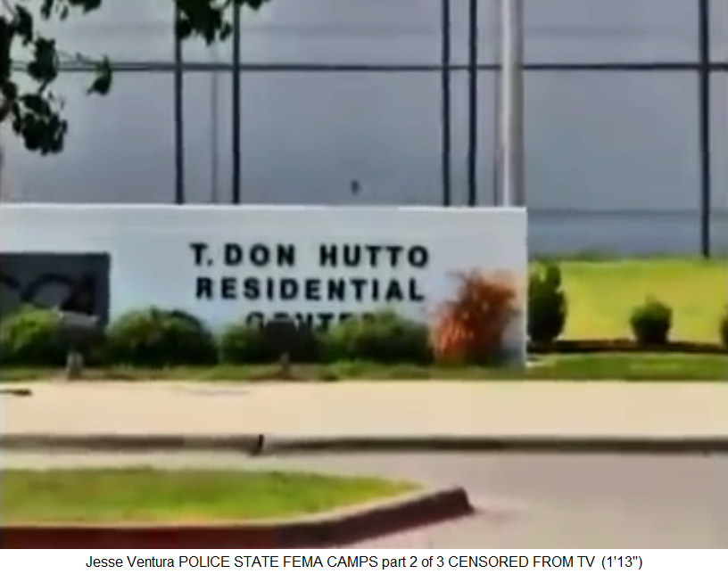 Taylor in Texas: Das Don Hutto-KZ (offiziell
                  "Wohnheim" - "residential center"
                  genannt), das offizielle Schild im Jahre 2010