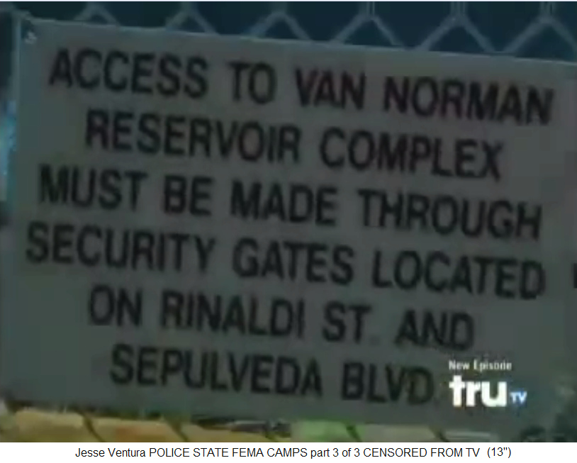 KZ Van Norman Reservoir, Schild - Region
                  Los Angeles