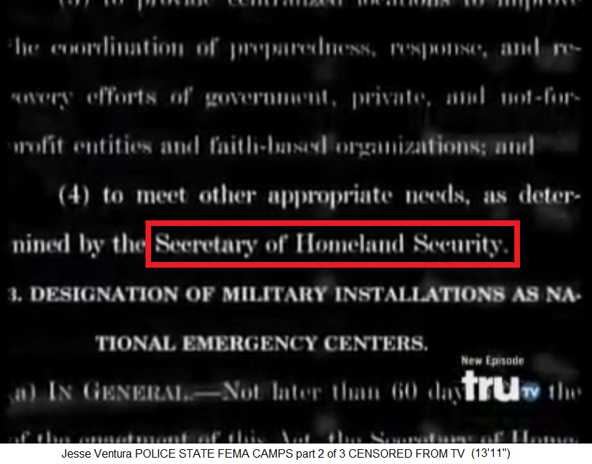 Der
                  Beschluss H.R.645 gibt der Heimatschutzbeh�rde
                  "Homeland Security" den Auftrag, KZs in den
                  "USA" zu bauen