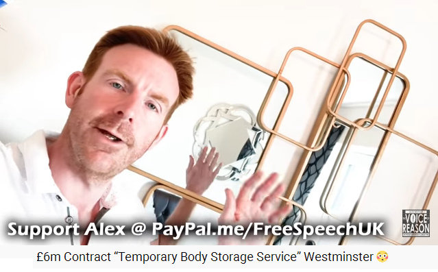 Alex Belfield London 23.6.2021:
                          WARUM ein zus�tzlicher
                          Leichenaufbewahrungsdienst f�r 6 Mio. Pfund?
                          Alles ist sicher mit Impfungen - die Armen
                          sollten das Geld erhalten