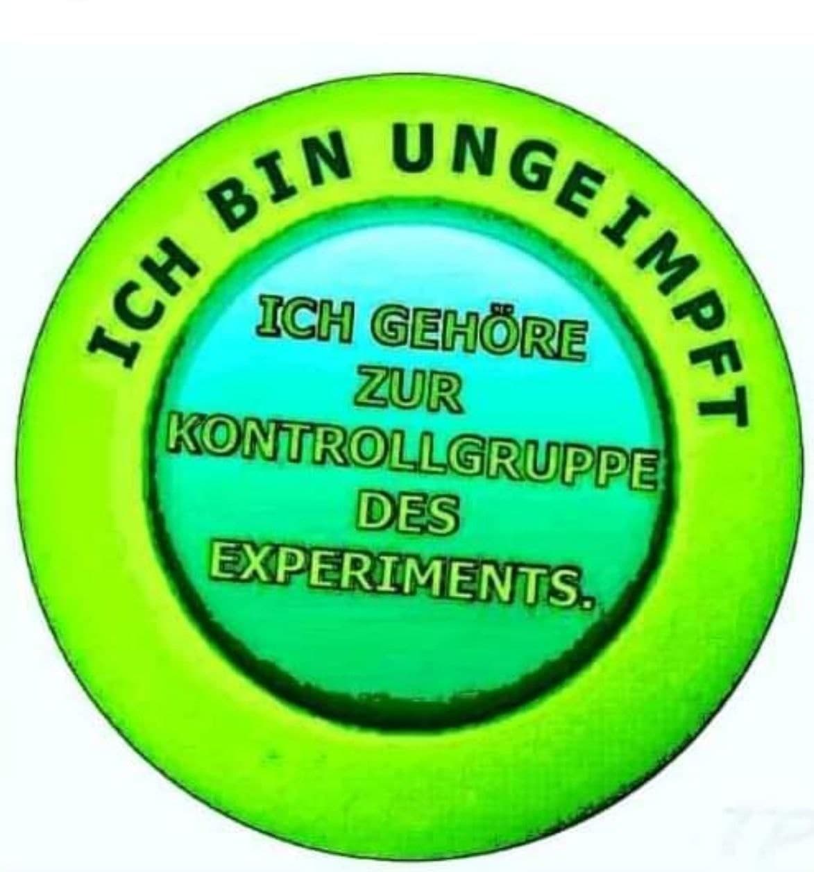 Anstecker ungeimpft, Mitglied der
                  Kontrollgruppe