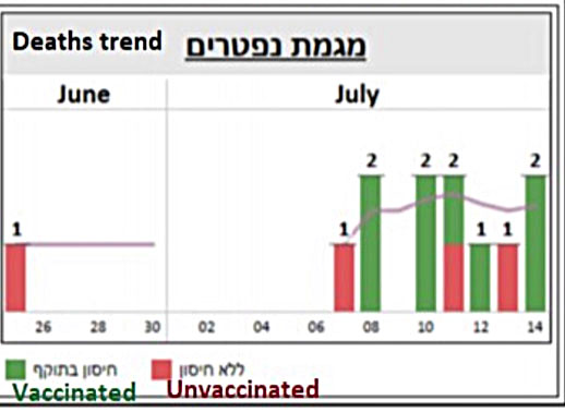 Statistik Israel 03 Juni+Juli 2021:
                      GENimpfmorde bei Corona19-Durchbr�chen