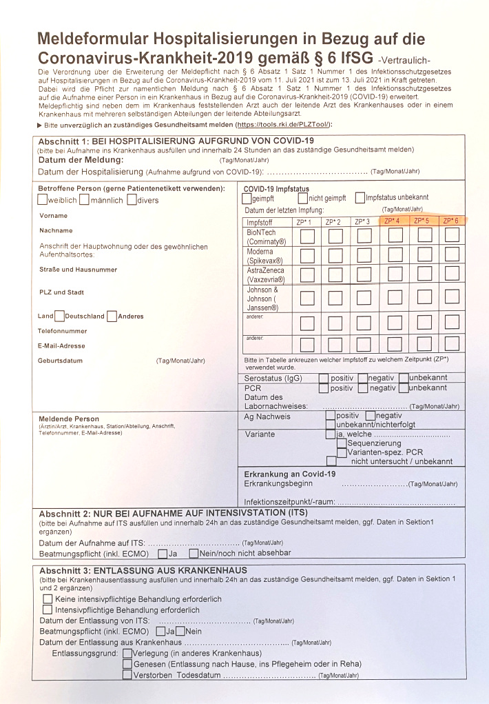 Kriminelles RKI: Formular
                    f�r 6 GENimpfungen in 3 Jahren existierte, BEVOR die
                    Stiko eine 3. GENimpfung empfahl