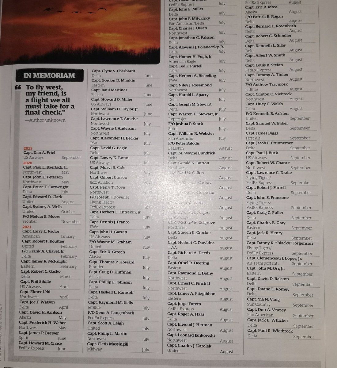 GENimpfmorde an Piloten "USA"
                  10.12.2021: verliert in 11 Monaten 108 Piloten