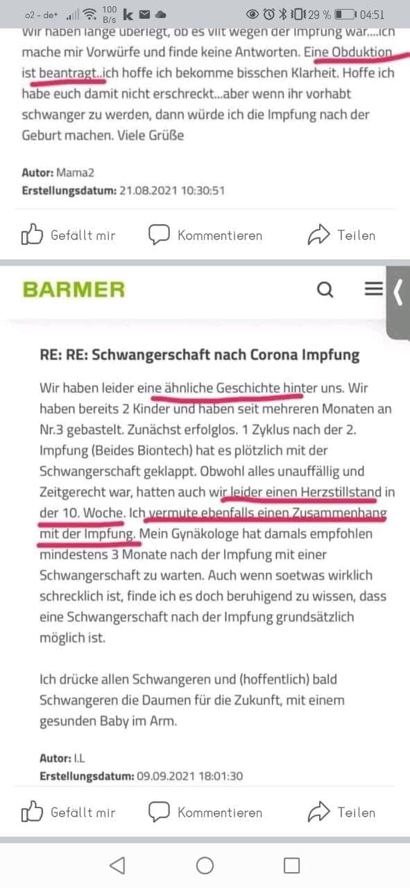 GENimpfmorde bei F�ten / Ungeborenen 15.1.2022:
                Berichte bei der Barmer Krankenkasse (4R)