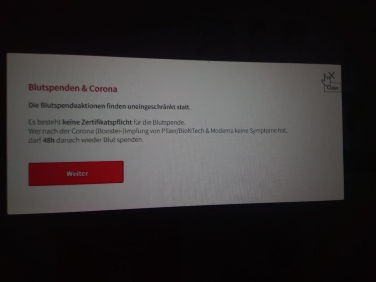 Medizinisches Blut spenden 17.1.2022:
                      Swissmedic Suchplattform meint: GENgeimpfte 48
                      Stunden ohne Nebenwirkungen d�rfen Blut spenden
                      Foto 2