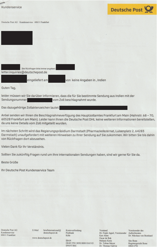 Zoll vom 4R von
                    Impfmonster Scholz l�sst Ivermectin nicht rein 01