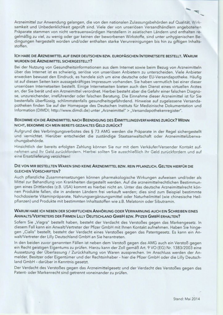 Zoll vom 4R von
                  Impfmonster Scholz l�sst Ivermectin nicht rein 05