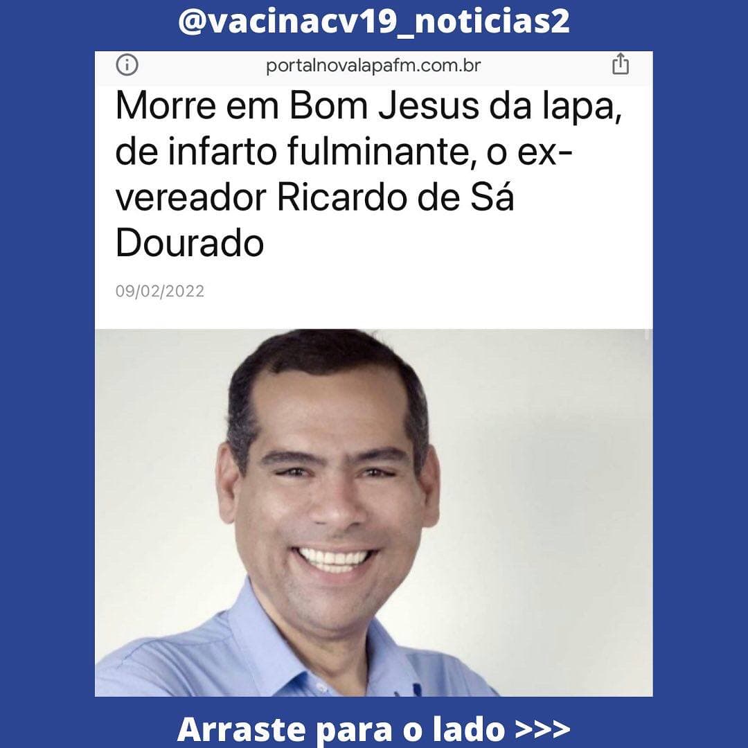 GENimpfmord in Bom Jesus de Lapa (Brahia,
                  Brasilien) 11.2.2022: Ex-Stadtrat Ricardo de S�
                  Dourado hat Herzinfarkt - und ist mit 43 weg