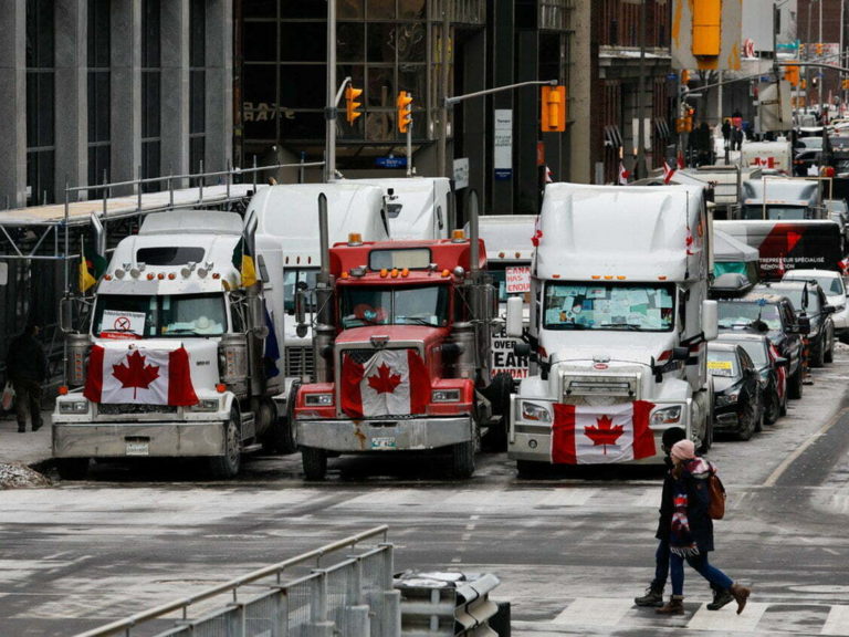 Krimineller Trudeau gegen Trucker 2022