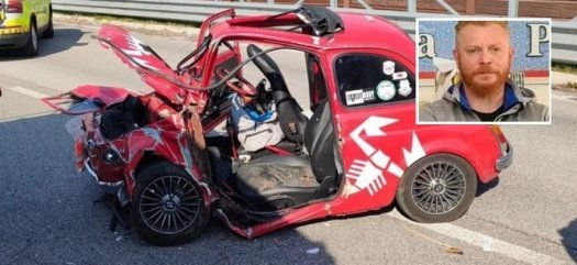 Verdacht Vaccident in Abano Terme
                    (Venetien, 1G-Fascho-Italien) 5.3.2022: Polizist
                    (41) wird ohnm�chtig oder hat Herzinfarkt - wird zum
                    Geisterfahrer - Frontalkollision im Fiat 500 - tot:
                    Abano Terme: 41-j�hriger Polizist verliert nach
                    einem pl�tzlichen medizinischen Notfall am Steuer
                    die Kontrolle �ber seinen Fiat 500 und ger�t in den
                    Gegenverkehr - tot. Meldung vom 5.3.22 (orig.
                    italiano): Malore in Tangenziale, si schianta con la
                    Fiat 500 storica contro un Suv: muore poliziotto di
                    41 anni