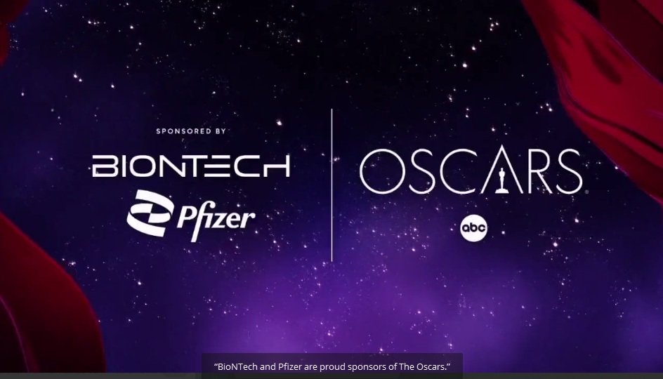 GENimpfwahn-Pharma mit Pfizer+BionTech
                          28.3.2022: sponsort auch die j�dische
                          Hollywoodwelt mit Oscars