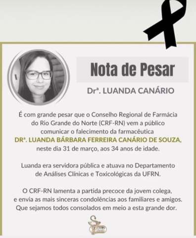 Verdacht GENimpfmord in Brasilien
                  1.4.2022: Pharmazeutin Ferreira Can�rio de Souza:
                  Herzinfarkt, tot mit 34: Brasilianische Pharmazeutin
                  Dr. Luanda B�rbara Ferreira Can�rio de Souza von der
                  Universit�t von Rio Grande do Norte in Natal am
                  31.3.22 mit 34 Jahren nach einem Herzinfarkt gestorben
                  (orig. Brasilianisch: Natal: Farmac�utica de 34 anos
                  morre de infarto)