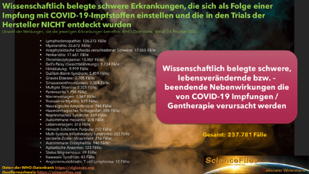 Nebenwirkungen bei der
                  Mossad-ARD im Kommentarbereich 03