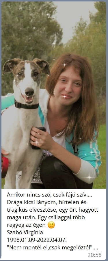 Verdacht GENimpfmord in Ungarn 8.4.2022: Virginia
                  Szab� (24) Pfizer GENgeimpft: Zusammenbruch - tot Mit
                  24 Jahren einfach tot umgefallen ...