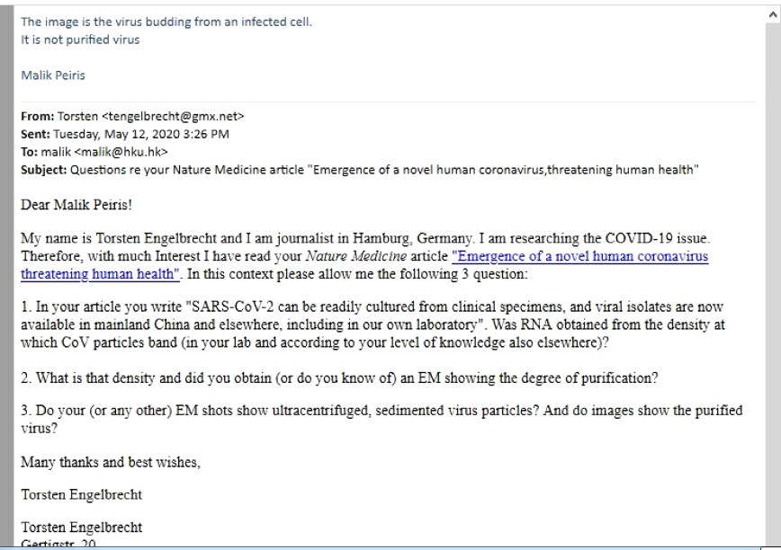 Hongkong: Prof. Leo L. M. Poon, Malik Peiris: Es
                  wurde KEIN Coronavirus isoliert - Mai 2020