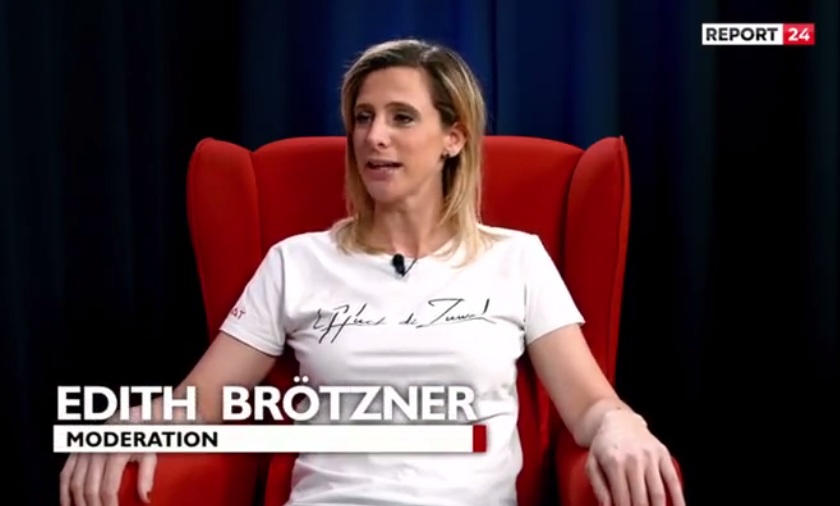 �sterreich, Moderatorin Edith Broetznder
                von Report24